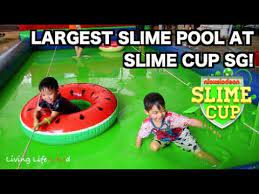 largest slime pool at slime cup sg