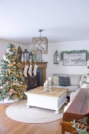 Create 3 or more levels/heights. 32 Stylish And Cozy Christmas Living Room Decor Ideas