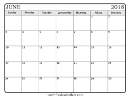 Blank June Calendar Under Fontanacountryinn Com