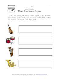worksheet instrument types