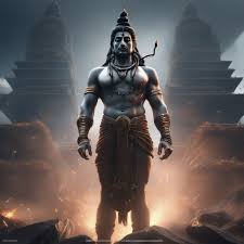 lord shiva from hindu mythology with