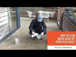 To Clean Green Algae Off Patio Tiles