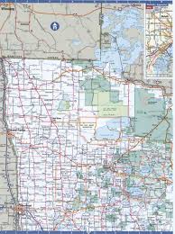 It borders north dakota, south dakota, iowa, wisconsin and lake superior in the north of the united states. Map Of Minnesota Northern Free Highway Road Map Mn With Cities Towns Counties