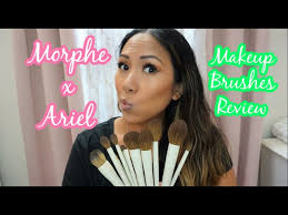 morphe x ariel makeup brushes review