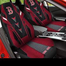 Boston Red Sox Car Seat Covers Set Of