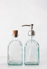 Bath With Glass Soap Dispensers