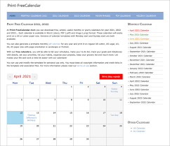 Hart county charter system calendar. 10 Sites To Download Free Printable Calendar Templates Hongkiat