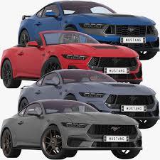 3d ford mustang 2024 collection low
