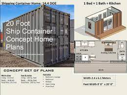 Cargo Container House Plans Concept