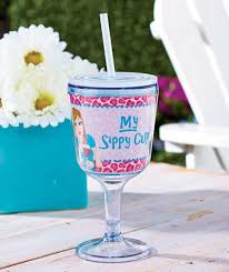 Wine Goblets Drinks Tumbler Sippy Cup