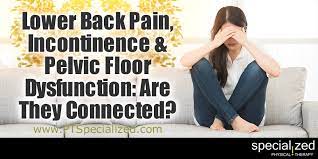 lower back pain incontinence and