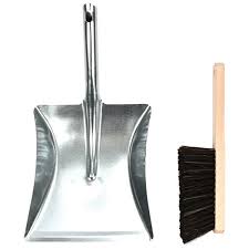 hand dustpan and broom