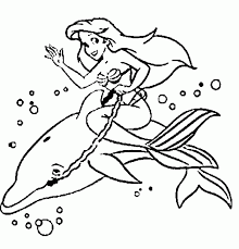 Stats on this coloring page. Mermaid With Dolphin Coloring Pages Coloring Home