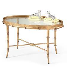 Addeline Bamboo Tray Cocktail Table