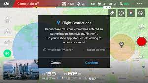airport restricted areas fly safe dji