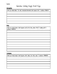Savesave reading short story rough draft for later. Narrative Writing Rough Draft Template By Class With Cassie Tpt
