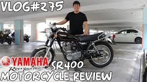 vlog 275 yamaha sr400 motorcycle review