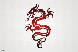 Dragon tattoo stencil ...