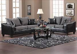 grey fabric modern sofa loveseat set