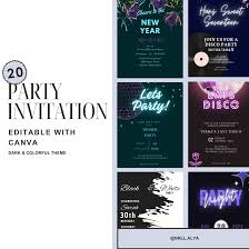 20 party invitation template