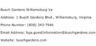 1 busch gardens blvd, williamsburg, va 23185. Busch Gardens Williamsburg Va Address Contact Number Of Busch Gardens Williamsburg Va