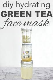 diy hydrating green tea face mask