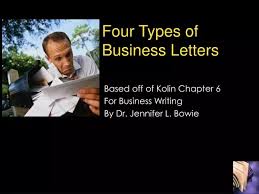 ppt four types of business letters