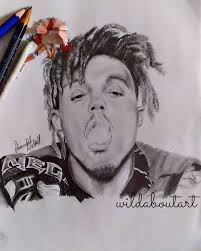 It took me 23hrs to draw this i would appreciate all the support :). Juice Wrld 999 By Wildaboutart24 On Deviantart