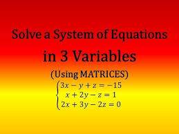 Matrix Matrices Using Gauss Jordan