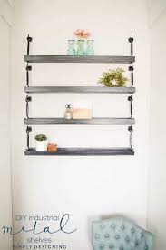 How To Make Industrial Metal Shelves