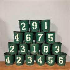 Numbered Vintage Garden Pots Tramps Uk