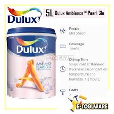 5l dulux paint ambiance pearl glo for