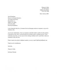 Customer Service Representative Cover Letter Sample Wit Jmcaravans