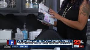 When asked after his press conference today about when personal services such as hair and nail salons, massage therapy offices and the like might reopen in ontario, ford couldn't give any sort of. We Re Open Nail Salons Reopen In California Youtube