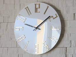 Large Wall Clock Mirror Gold Wall Clock