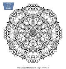 Print, color, design and share mandalas. Mandala Coloring Page Vintage Decorative Elements Oriental Pattern Vector Illustration H Mandala Coloring Page Canstock