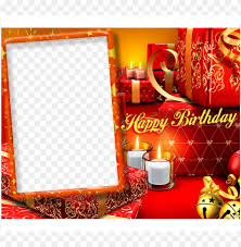 happy birthday frame png transpa
