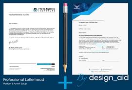 Design Professional Letterhead In Microsoft Word