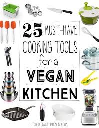 cooking tools for a vegan kitchen