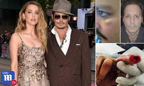 Click image to close this window. Amber Heard Admits To Hitting Ex Husband Johnny Depp And Pelting Him With Pots And Pans On Tape Daily Mail Online