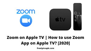 zoom on apple tv how to use zoom app