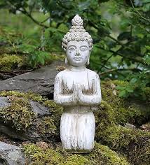 Garden Ornaments Buddha Kneeling Stone