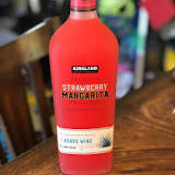 How do you serve Kirkland strawberry margarita?