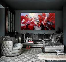 red wall art 48x96 120x240cm xl l xl