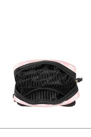 secret handbag pink striped trendyol