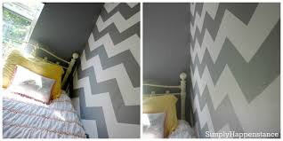 Diy Paint A Chevron Striped Wall