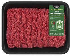 7 fat lean ground beef