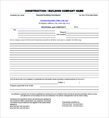 Design Build Construction Contract Template Sample