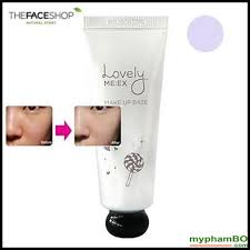 lovely meex make up base the face
