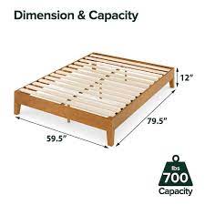 Queen Deluxe Wood Platform Bed